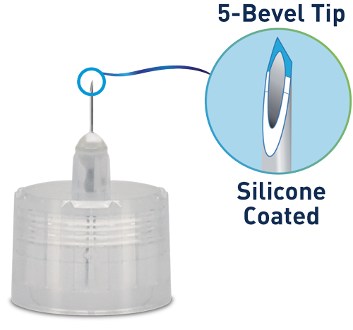 5 Bevel Pen Needle Tip - Trividia Health